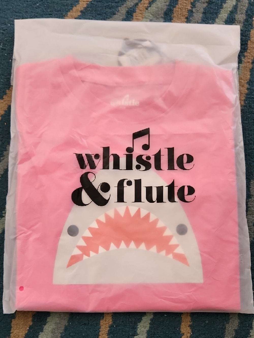 NWT Whistle & Flute Kids Kawaii Shark Graphic Tee - Size 3/4 - Picture 5 of 7